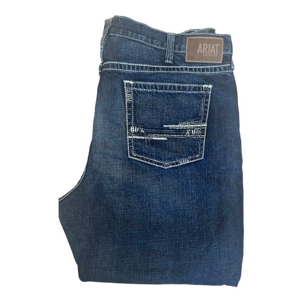 ARIAT | BIG & TALL MEN’s M4 ADKINS TURNOUT BOOT CUT JEANS Size 44 - Picture 6 of 7